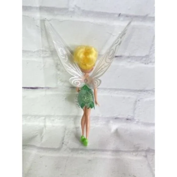 Jakks Pacific Disney Fairies Tinker Bell Fairy Mini Doll With Wings Shoes 2010 - Picture 3 of 6